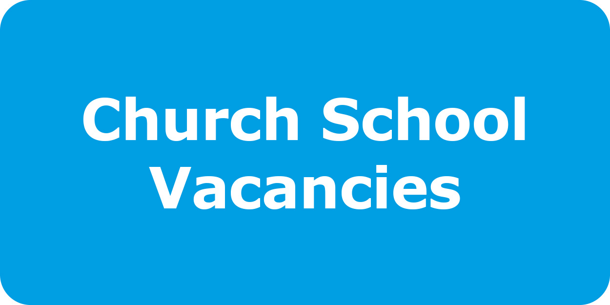 Church School vacancies bright blue button